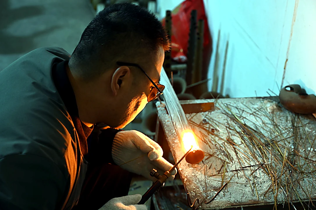 Hartlöten am Klappenteller