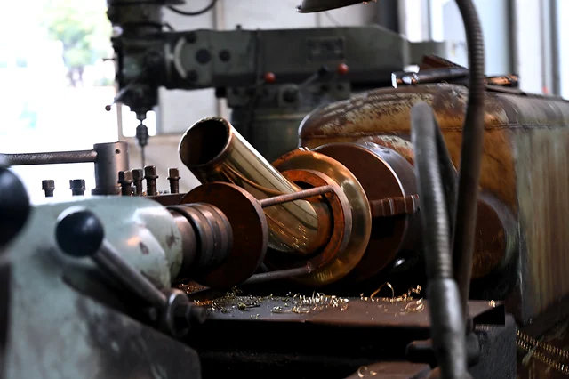 S-Bogen auf Drehmaschine